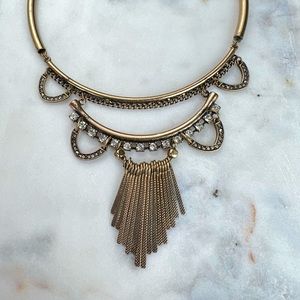 New without tags Chicos bronze necklace